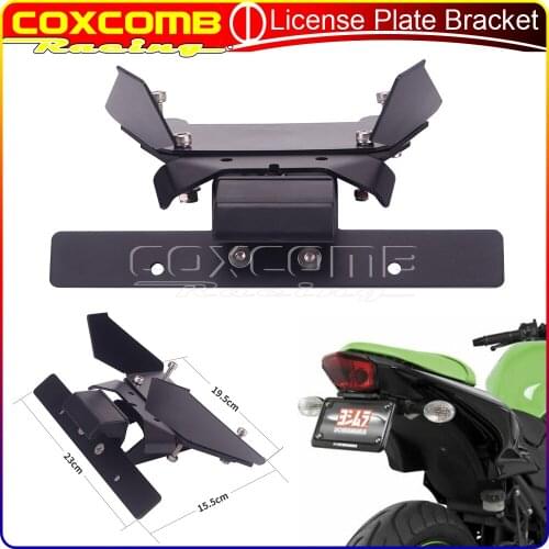For KAWASAKI EX250R NINJA NINJA 250R 2008-12 Motorcycle Tail LED License Plate Frame Bracket Tail Tidy Fender Eliminator Kit