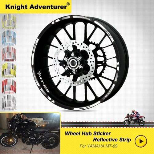 Hot Sell Motorcycles Reflective sticker For motorcycles wheel stickers For YAMAHA MT 09 MT09 MT-09 motorbike mt09