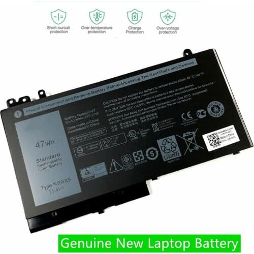 HKFZ Gneuine New NGGX5 Laptop Battery For DELL Latitude E5270 E5470 M3510 E5570 E5550 E5570 JY8D6 954DF 0JY8D6 11.4V 47WH