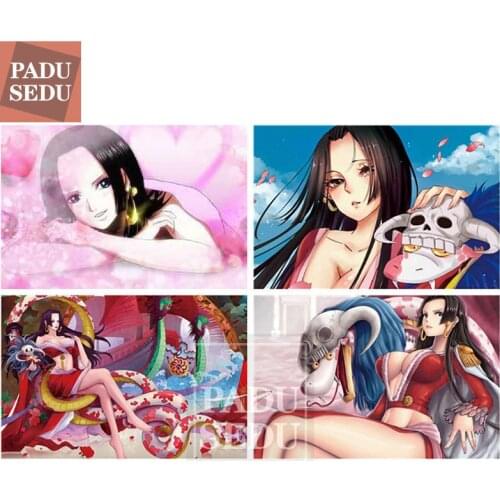 Japanese Anime One Piece 5d Diy Diamond Painting Boa Hancock Crystal Full Round Paintings Embroidery Cross Stitch Gifts For Men