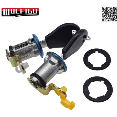 Left & Right Car Door Lock Set W/ Keys sET 80600-01G25 80601-01G25 Fit for Nissan Pickup Pathfinder 1987 1988 1989 1990 1991