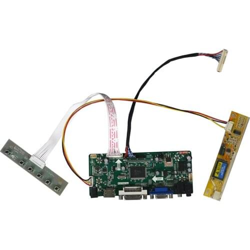 M.NT68676.2A For 15.4inch 1280X800 CLAA154WA01 CLAA154WA02 HDMI DVI VGA Audio LCD Controller Board CCFL TFT LVDS Monitor Kit