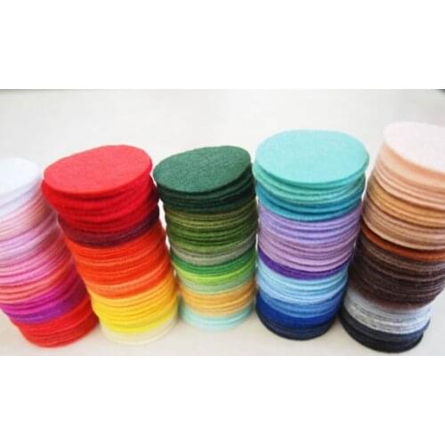 Set of 1000pcs 4.0cm Felt Pack Felt Circles - multiple Colors wholesale free shipping