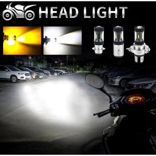 H4 H6 P15D BA20D Fog Lamp for Motorcycle LED Headlight Passing Light LED Driving Light for Moto Motor Bike Headlight Lightings