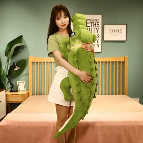 Lifelike Crocodile Plush Toy Stuffed Simulation Alligator Doll Kids Toys Room Sofa Decor Soft Ocean Animals Plush Pillow