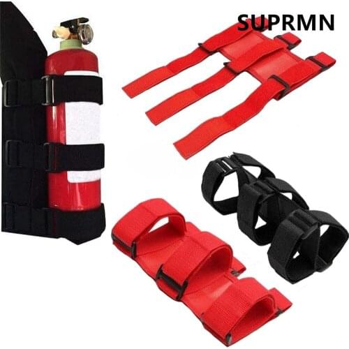 Car fire extinguisher private jeep strap universal adjustable racing fire extinguisher strap bracket fixed strap