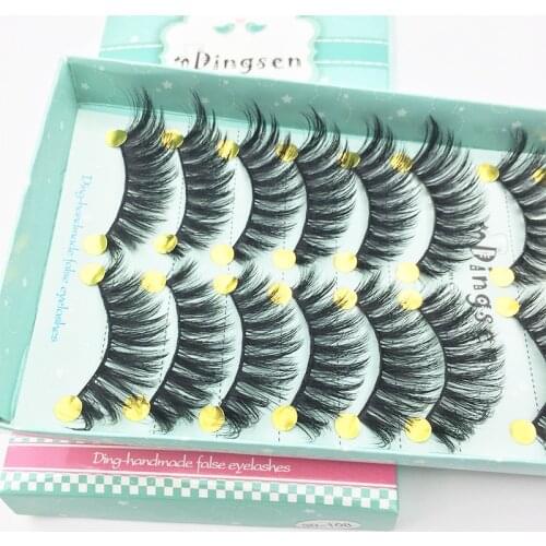 10/5/2pairs of natural 3D mink eyelashes thick eyelash makeup dramatic false eyelashes wholesale eyelash extension makeup tools
