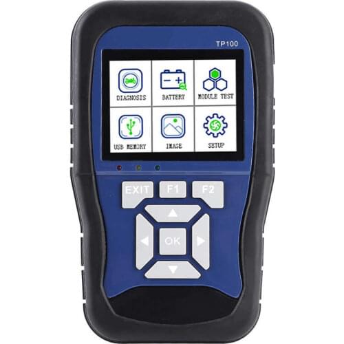 TopDiag TP100 Handheld OBD Scanner Smart Dual System Motorcycle Diagnostic Battery Detector Fit for Honda for Yamaha