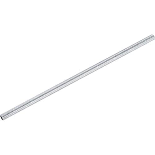 Uxcell Lamp Pipe 1/8IP All Thread 27cm Long Extension Rod Coupling Connector 15 Pcs