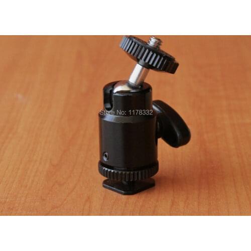 High quality Camera Tripod Accessories Mini Tripod Ball Head Ballhead for Digital Cameras Camcorder Free Shipping +Tracking