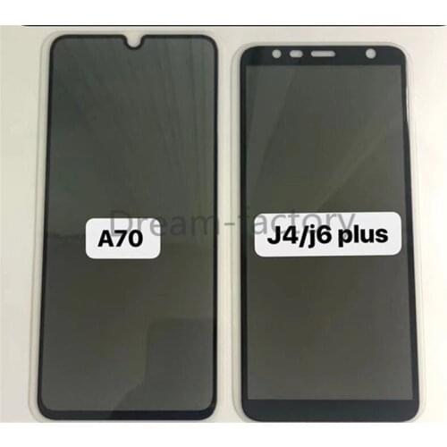 300PCS Full Cover Privacy Protective Tempered Glass Antispy Screen Protector for Samsung galaxy S10e J4 J6 Plus J8 M10 M20 M30
