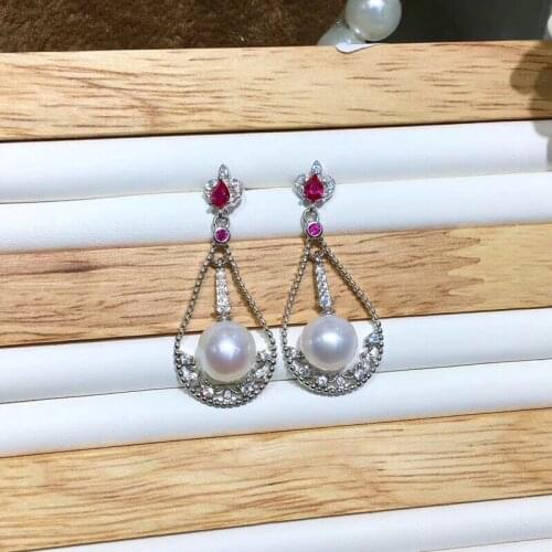 Hot Sale 925 Sterling Silver Earrings Fashion Stud Earrings Settings Findings Jewelry Parts Fittings Womens Accessories
