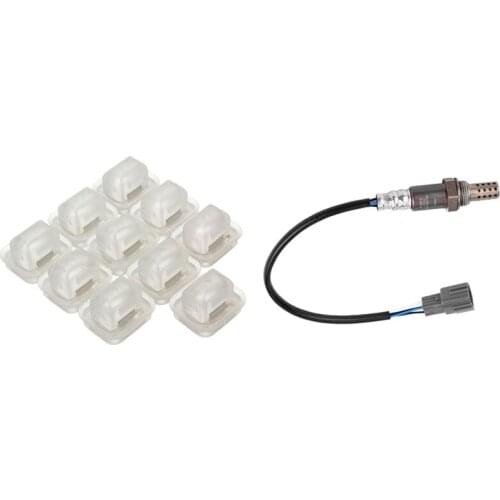 10Pcs Insert Trim Strip Moulding Clip Grommet for BMW 3 Series with Air Fuel Ratio Oxygen Sensor for Toyota 4 Runner