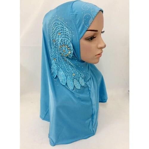 12 pieces/lot) ramadan new designs rhinestones muslim hijab islamic scarf ML118