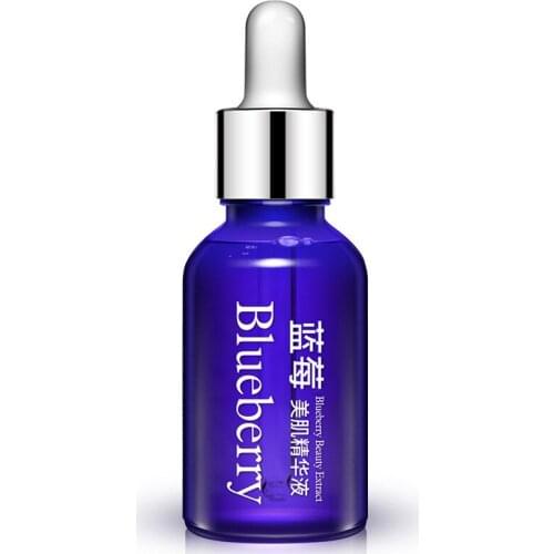 15ML Lazy Makeup Essential Blueberry Pore Shrinking Serum Super Hydrating Smooth And Gentle Repair Easy To Carry Facial Serum