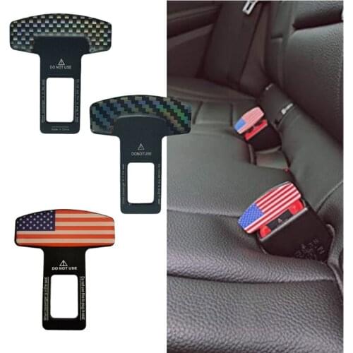 2 Pcs Safety Seat Belt Buckle Alarm Noise Stopper Replacement Car Seatbelt Silencers for Auto Interior Accessories
