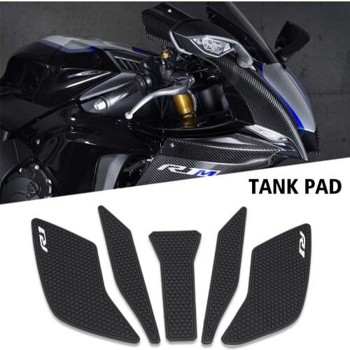 Side Fuel Tank pad Tank Pads Protector Stickers Decal Traction Pad Tank Stickers Tankpad For YAMAHA YZFR1 YZFR1M YZF R1 YZF R1M