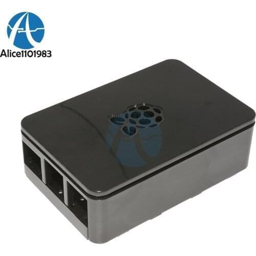 Black Raspberry pi 3 Case Box Shell Updated Premium Raspberry Pi Case for Raspberry Pi 3 2 & B+ Diy Electronic Diy Kit Pcb