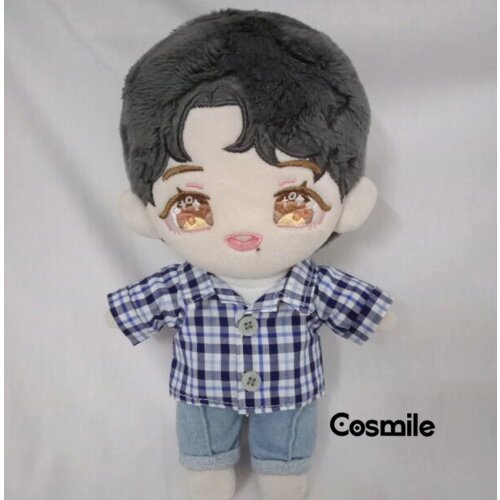 Cosmile The Untamed star Xiao Zhan plush Doll Cotton with clothes Toy stuffed Creative Limited Cute cos Xmas Gift new C