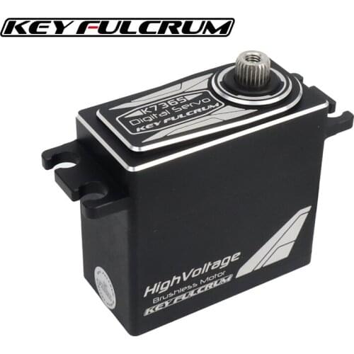 Key Fulcrum K7365 Racing High Voltage Metal Titanium alloy Gear Waterproof Digital Servo 25T 36kg Sensor Brushless