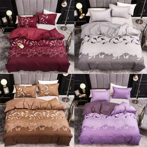 Bedding set queen duvet cover American imitation embroidered melan was set pillowcase without sheets three-piece set