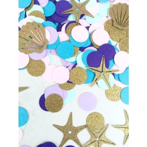 Mermaid Confetti | Princess Party Decorations | Little Mermaid Party | Nautical Confetti Table decor scrapbook Confettis