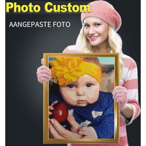 2020 New Diamond Painting Full Square Photo Custom DIY diamond Embroidery Sale Round Drill Picture of Rhinestones Handmade Gift