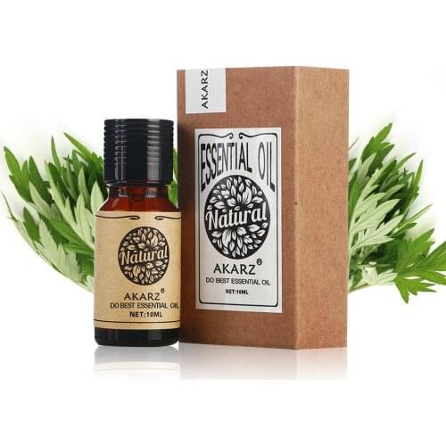 AKARZ Famous brand natural aromatherapy Artemisia Leaf essential oil Slow dysmenorrhea Enhance immunity Artemisia Leaf oil