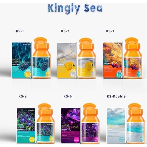 Kingly Sea KS-a Coral Growth Nutrient Food KS-b Coral Hair Color Brightening Soft Bone Coral Food