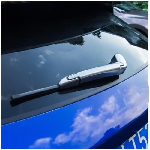 Fit For Jaguar F-PACE 2016 Car Rear Tail Rain Wiper Nozzel Cover Trim Styling Sticker Car-covers 3Pcs/set