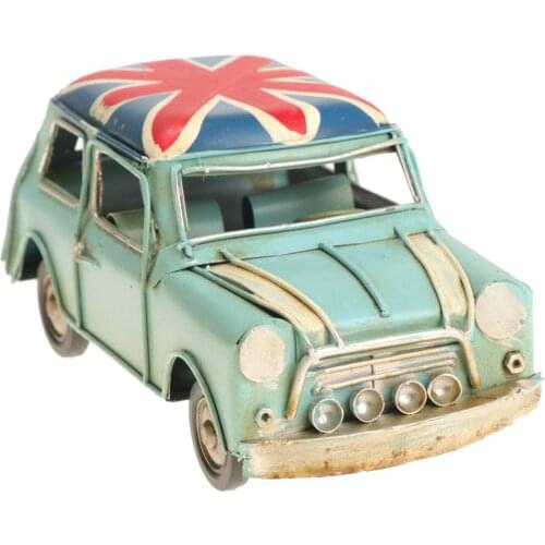 Retro Antique Simulation Car Vehicle Model Decoration Collectible Educational Toys Birthday Gift for Children Kids Toddler