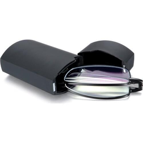 Unisex Foldable Reading Glasses With Case Ultralight Blue Light Blocking Reading Magnifying Presbyopic Glasses +1.00~+4.00