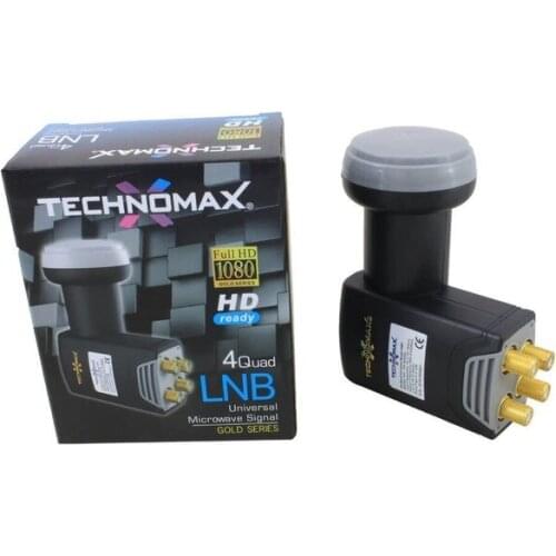 Technomax Bowl Satellite 4'lü Lnb Gold Series Hd 463352381