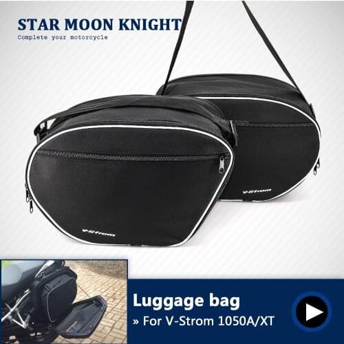 For SUZUKI V-Strom 1050A / XT VSTROM 1050A Motorcycle luggage bags Expandable Inner Bags Black Trunk Inner Bags