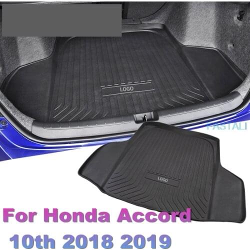 For Honda Accord 10th 2018 2019 car trunk mat waterproof tail box mat three-dimensional high-side car decoration accessories