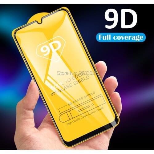 For Samsung Galaxy A50 A30 A20 M30 M30s A50s A30s A40s 9D Full Glue Cover Toughened Tempered Glass Film Screen Protector Guard