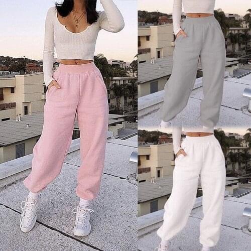 Women Thicken Fleece Pajama Bloomers Pants 2020 Autumn Winter Loose Keep Warm Trousers Pajamas Bottom Home Sleep Underwear