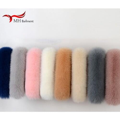 Winter 100% Real Fox Fur Collar Women Luxury Hooded Pink Fur Scarf Warm Fluffy Genuine Raccoon Fur Shawl Scarves Free Shipping