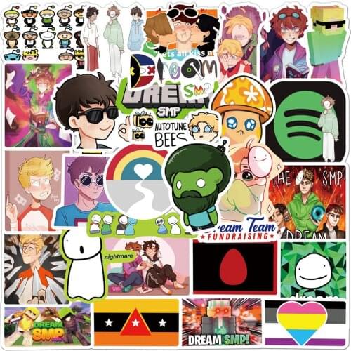 50/100PCS Anime Dream Smp Stickers DIY Travel Luggage Guitar Fridge Laptop Waterproof Cartoon Sticker Decal