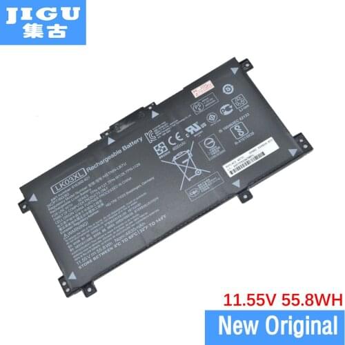 JIGU 11.55V 55.8WH HSTNN-LB7U UB71 HSTNN-UB7I LK03XL TPN-I129 Original New Laptop Battery For HP 2PS78EA For Envy x360 15z
