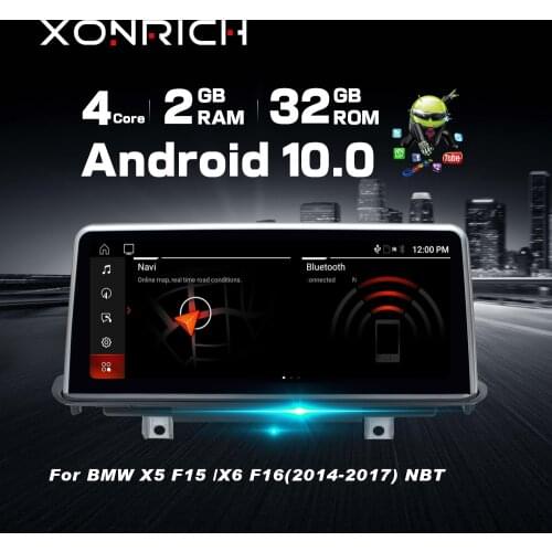IPS 4Core Android 10.0 CAR DVD FOR BMW X5 F15/X6 F16 (2014-2017) NBT audio stereo Multimedia GPS Navigation stereo monitor