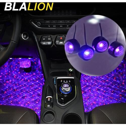 12V Car Decoration Ambient Light Colorful RGB Interior Foot Lights Universal Auto USB Atmosphere Lamp Car Interior Accessories