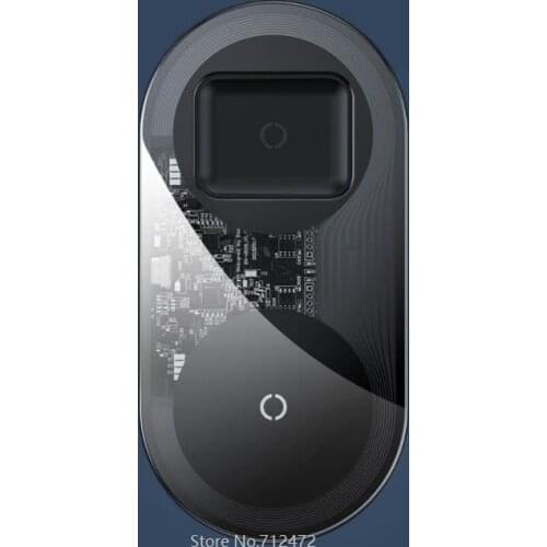 Beisi 2-in-1 wireless charger 15W Dual device Fast charge Intelligent protection Dual Wireless Charger for mobile phone headset