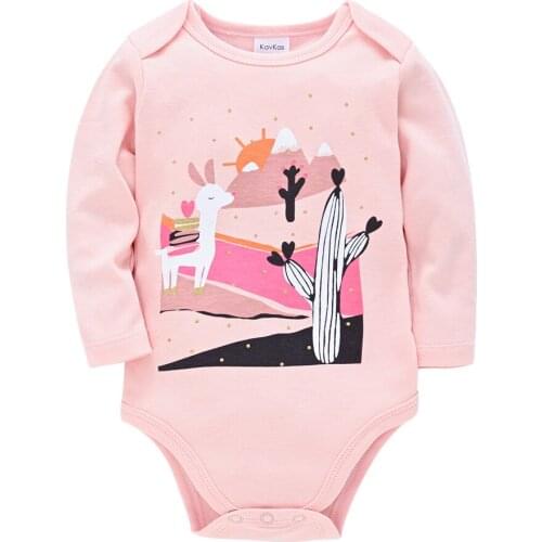 Roupa bebe de Newborn Baby Girl Bodysuit Jumpsuit bebe fille 100% Cotton Cute Infant Baby Girls Sleepers Cartoon Infant Pjiamas