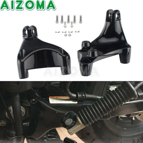 For Harley Sportster XL 883 1200 48 Seventy Two Motorcycle Rear Passenger Footpeg Foot Peg Pedal Mounting Bracket 2014-Up 2021