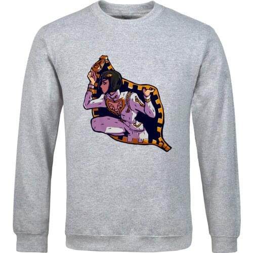 Men Warm Clothing slim fit Streetwear Hip Hop spring autumn 2020 New Funny JOJO Bizarre Adventure tracksuit Printed Sweatshirts