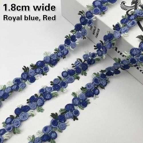 Fine Water-soluble Embroidery Lace Flower Ribbon DIY Ladies Childrens Clothes Accessories Hat Bag Shoes Bra Trim Decoration