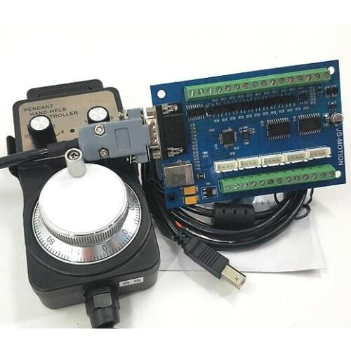 Carving machine CNC Motion Control Card 5-axis interface board MACH3 interface board USB interface board with handwheel
