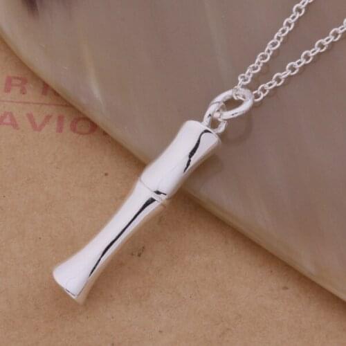 Wholesale High quality silver plated Fashion jewelry chains necklace pendant WN-242