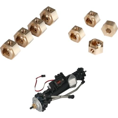 Crawler Car AXIAL 1/10 RBX10 Ryft Axles Hexagonal Coupling Adapters For Remote Control Toys AXI03009 4X4 Electric Truck Model